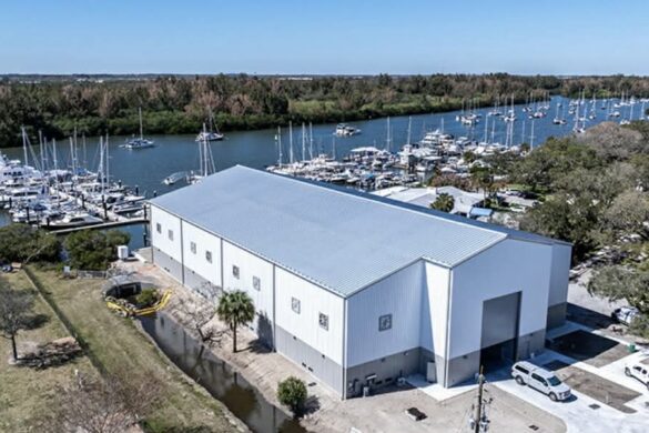 Gleaming new boat barn finally appears shipshape