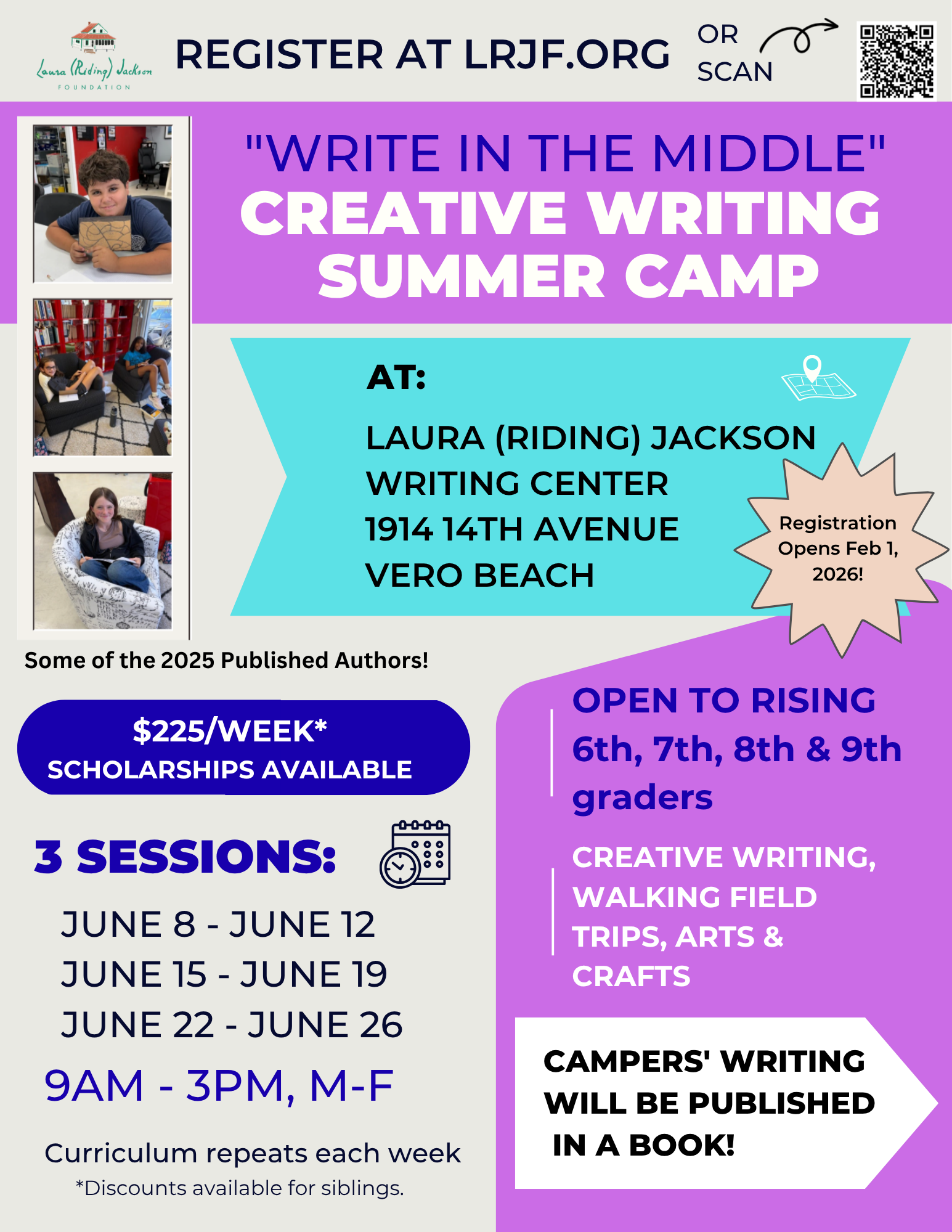 2026 WITM Summer Camp Flyer 2