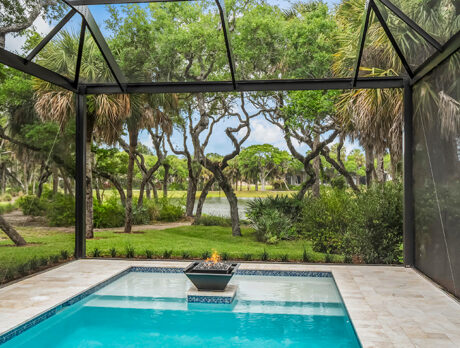 ‘Seaglass’ Stunner: Spacious pool home offers modern, coastal luxury in natural setting