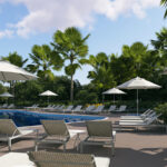 The Cove poolside