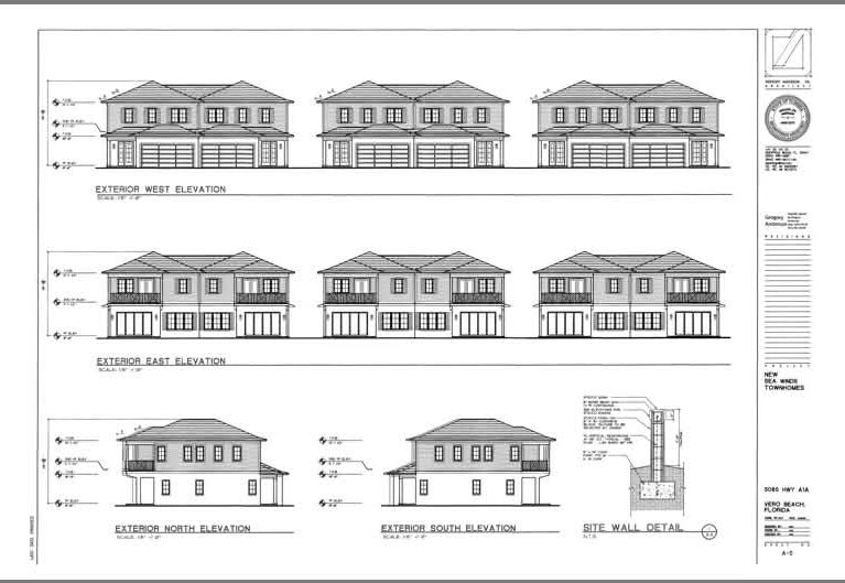Site plans OK’d for three Central Beach duplexes just steps from ocean