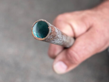 Proactive islanders replacing pipes to avoid unexpected leaks