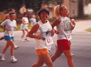 Nancy McMullen Jennifer Konowitz running